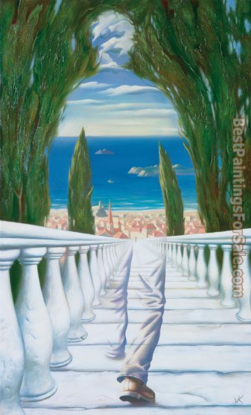 Vladimir Kush descent to the mediterrenean